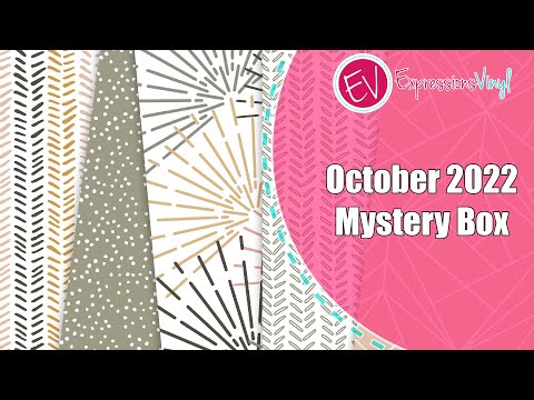 October 2022 Mystery Box Unboxing - Expressions Vinyl and The Girl Creative