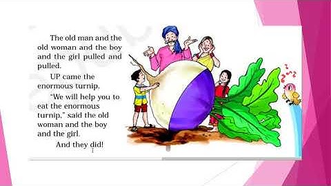 Reading AN ENORMOUS TURNIP VIDEO