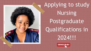 Studying Nursing Postgraduate studies in 2024| South African Nursing | Education| Specializing
