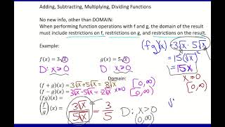 Big Ideas Algebra 2 5.5: Function Operations