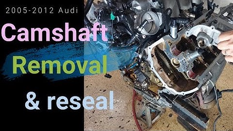 Audi 3.2L V6 Nokkenas verwijderen en gordel opnieuw afdichten