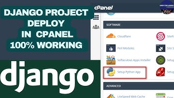 How to Deploy Django Project in CPanel | Easy CSE Learn |