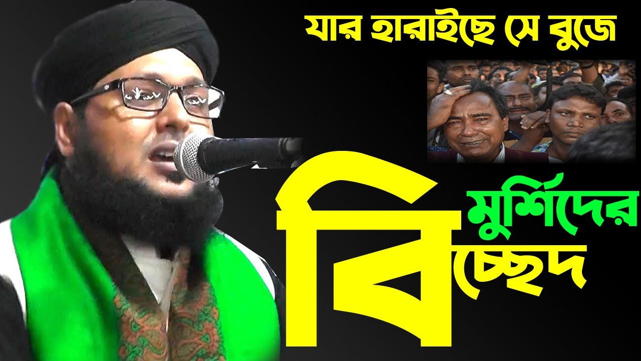 মুর্শিদে হারানোর জ্বালা ।আমি যারে হারাইয়াছি জীবনে।মাওলানা তরিকুল ইসলাম গোলাপ।Bangla Waz  bissed