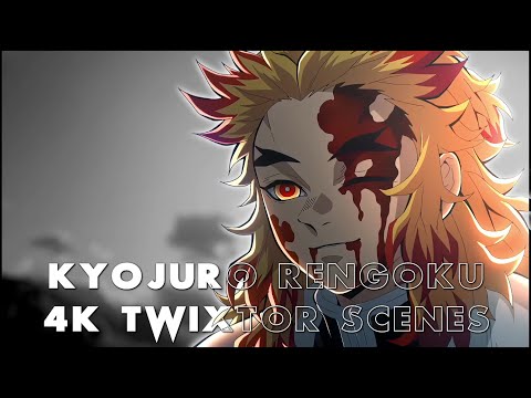 Kyojuro Rengoku | 4k twixtor scenes | NO CC | With CC | Download link in the description