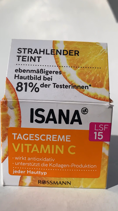 Isana tagescreme vitamin C 🍊