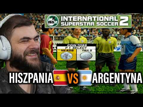 Rozegrałem finał MŚ 2026 Hiszpania - Argentyna - International Superstar Soccer 2 (PS2)