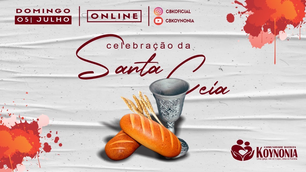 Celebração da Ceia do Senhor - 05/07/2020 - YouTube
