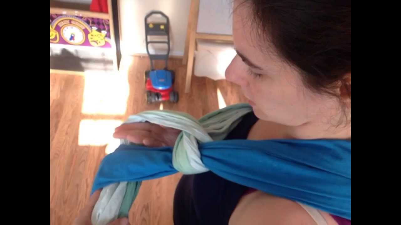 How to Tie a Slipknot with a Woven Wrap YouTube