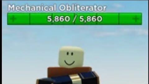 mechanical obliterator stats ( modded cube combination)