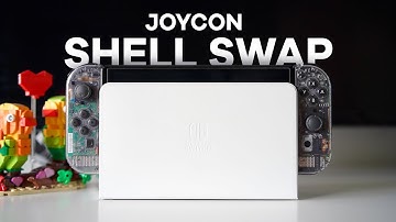 I made my Switch Joycons transparent! eXtremeRate Joycon Shell Swap