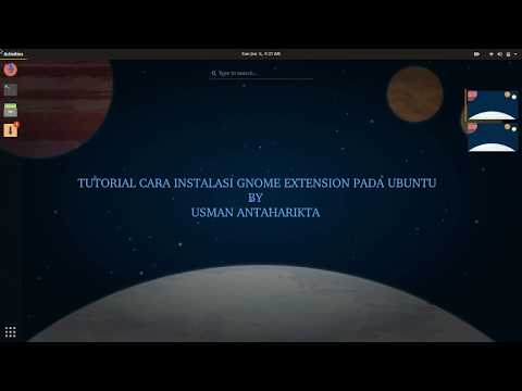 Video: Cara Memasang Shell Gnome Di Ubuntu