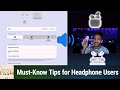 Audio Settings for Apple Devices - Hearing Protection, Head Gestures, Call Controls, &amp; more