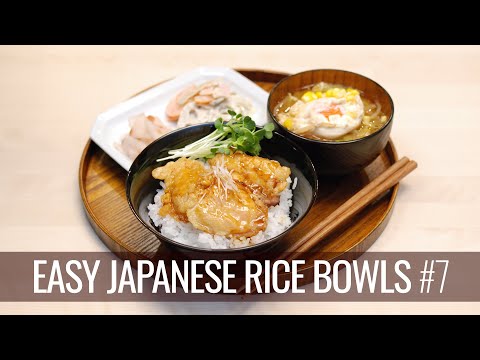 Healthy and Delicious Chicken Tempura Toriten Rice Bowl - EASY JAPANESE RICE BOWLS 7