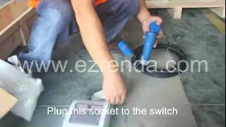 automatic plastering machine-mortar spray machine how to easier connect power