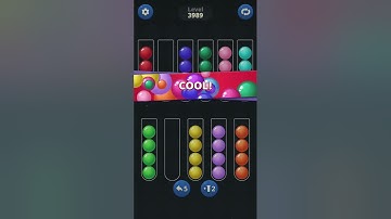 Ball Sort by Infinite Joy: Levels 3989, 3990