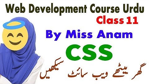 What is inline css - Html CSS Class Urdu-Hindi