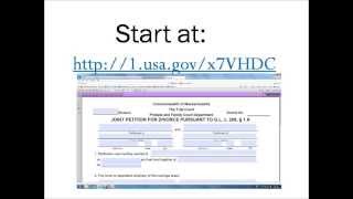 How to Complete a Joint Petition for Divorce in Massachusetts (A.K.A. "1A)