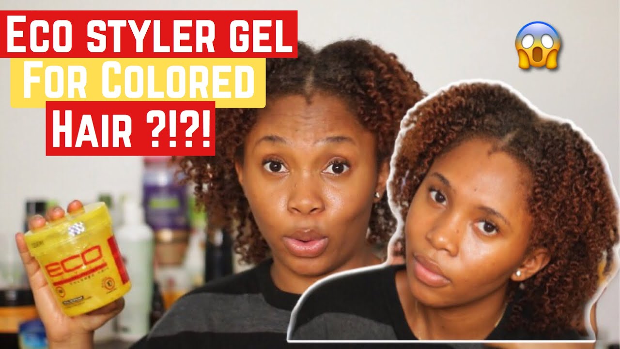 ECO STYLER GEL FOR  COLORED HAIR ??!!! I WAS WOWED!!! What a discovery 😩| YENI AREMU