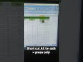excel me short trick use kare #shorts #excel #computer #spreadsheetsoftware #exceltips