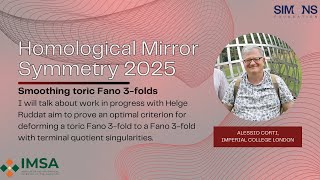 Alessio Corti, Imperial College London: Smoothing toric Fano 3-folds