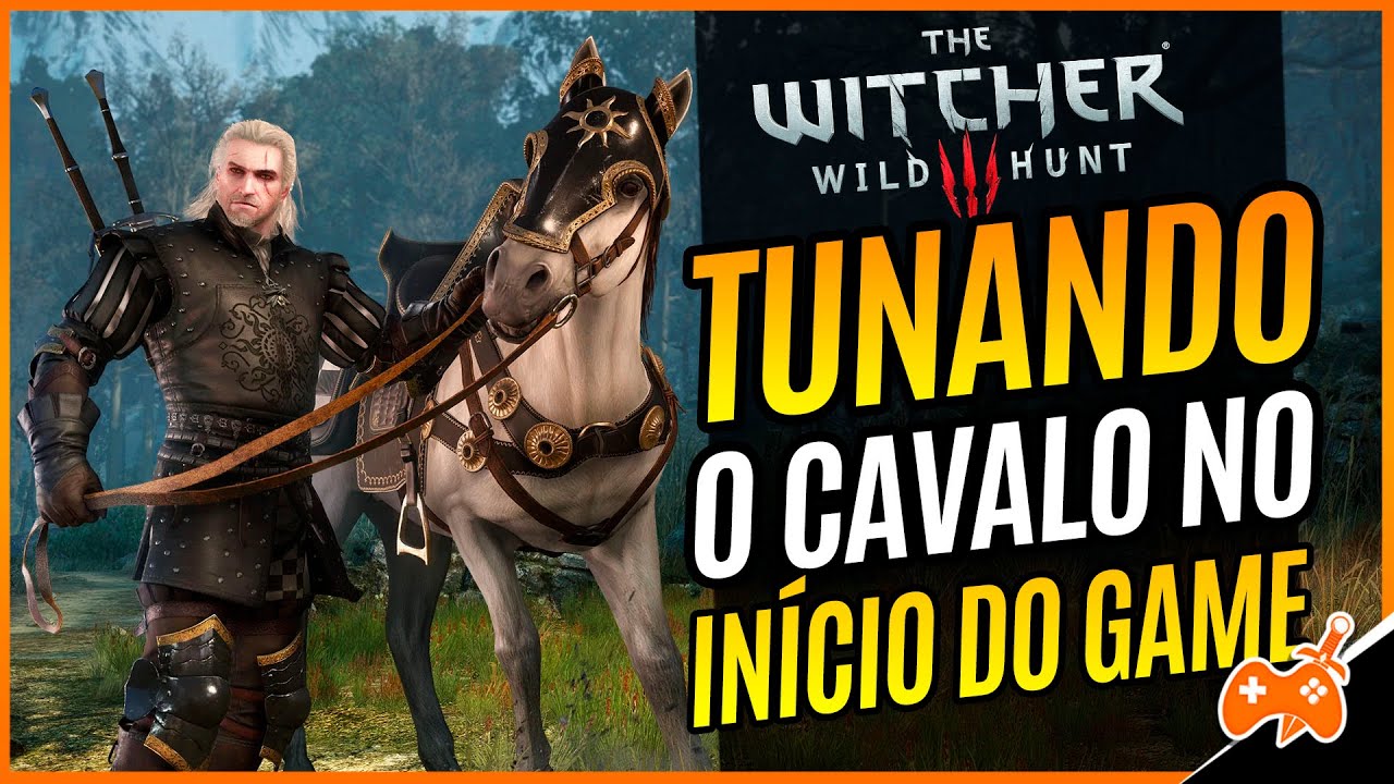 CAVALOS EM THE WITCHER 3 ai carpeado vamo cortar dá não caminho