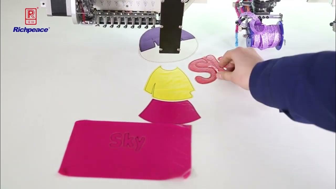 5 in 1 Functions Embroidery Machine YouTube