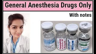 Drugs used in only General Anesthesia II in Hindi with Notes🔥🔥 screenshot 3