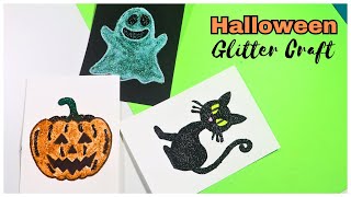 Halloween Glitter Craft Idea