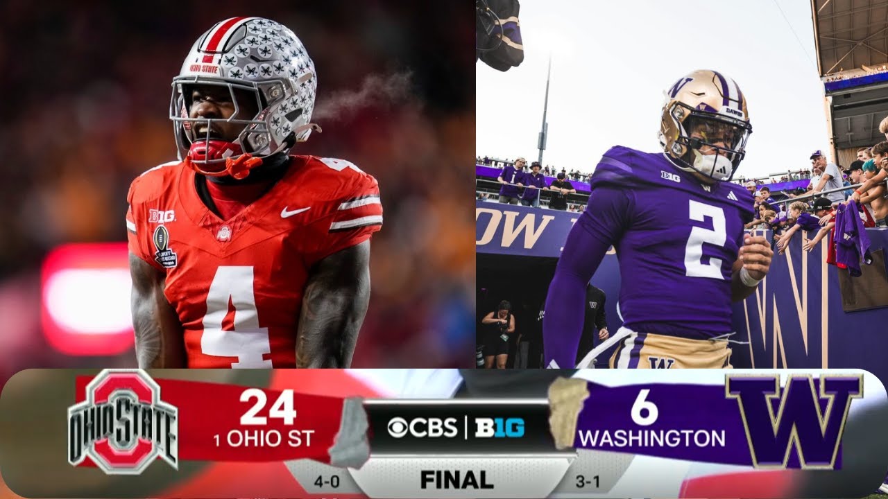 No. 1 Ohio State Buckeyes vs Washington Huskies | Full Game Highlights ...