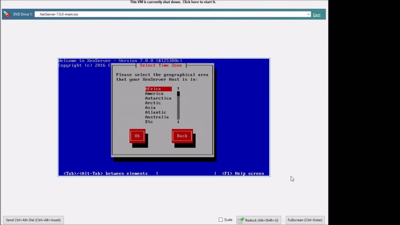 Installing Xenserver 7.0 - YouTube