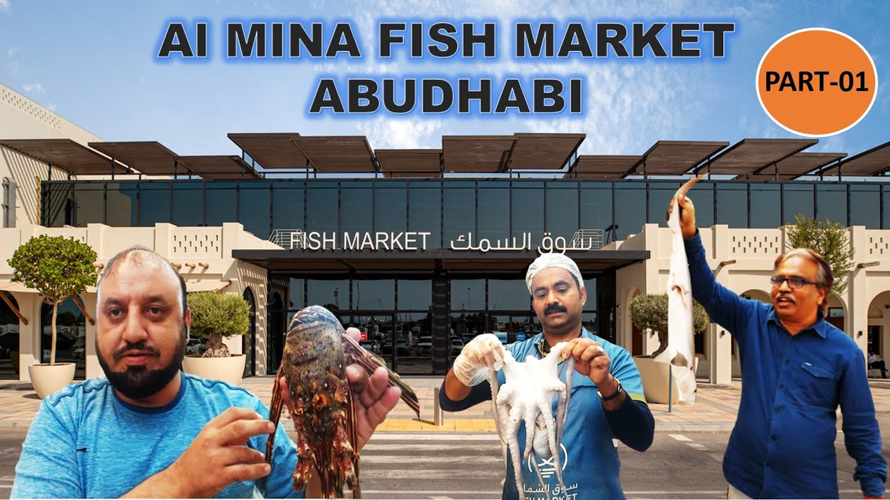 AL MINA FISH MARKET ABUDHABI # ABUDHABI FISH MARKET EXPLORING (PART-01)