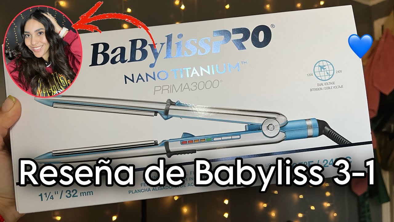 Reseña|Probando la plancha BabylissPro NanoTitanium(prima 3000)💓/rociovrocha✨