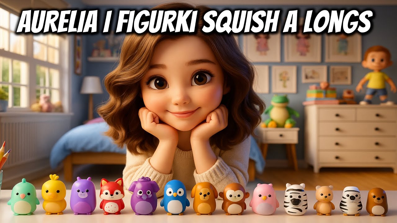 🐰🔍 Aurelia i figurki Squish a longs - Bajka do słuchania na dobranoc 🎧