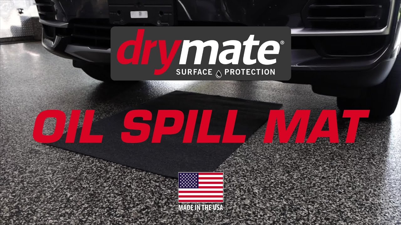 Best Garage & Driveway Oil Absorbent Spill Mat for Under Cars 59 x 36  87503 - California Car Cover Co.