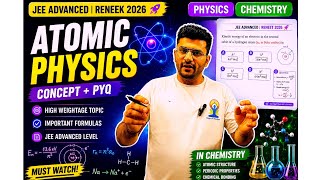 Calculate Kinetic Energy 2nd orbit JEE Atomic Physics + Chemistry 🔥 | PYQ & Concepts | Reneet 2026