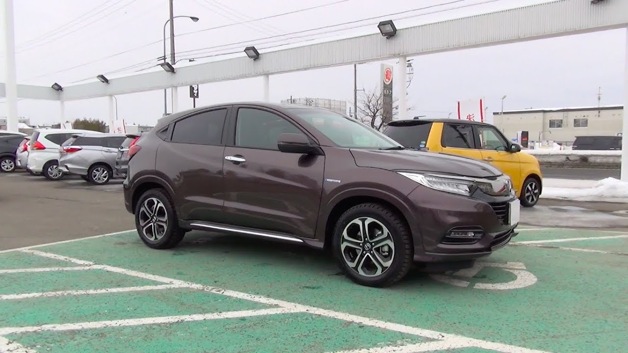 18 New Honda Vezel Hr V Hybrid Honda Sensing 4wd Exterior Interior Youtube