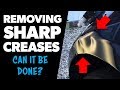 Removing sharp creases