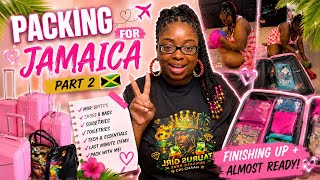 LAST-MINUTE PACK WITH ME FOR JAMAICA 🇯🇲👙 | CURVY GIRL VACATION CHAOS (PART 2)😮‍💨✈️