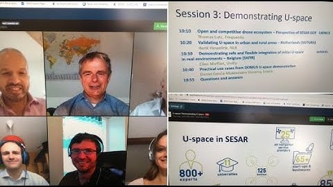 SESAR U-space webinar : Demonstrating U-space