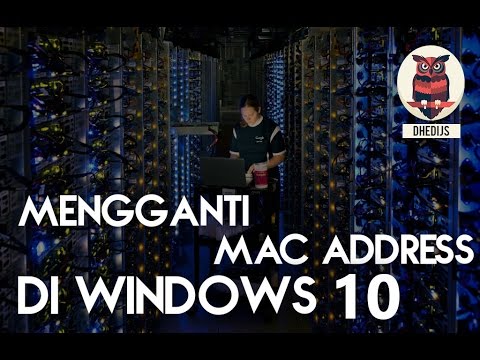 cara mengganti mac address windows 10