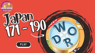Word Trip: Japan (Level 171 - 190) Walkthrough
