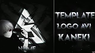 Full TEMPLATE AVI KANEKI KEN + TUTO TEXTE BUGUER - PHOTOSHOP CC 2017 Guide