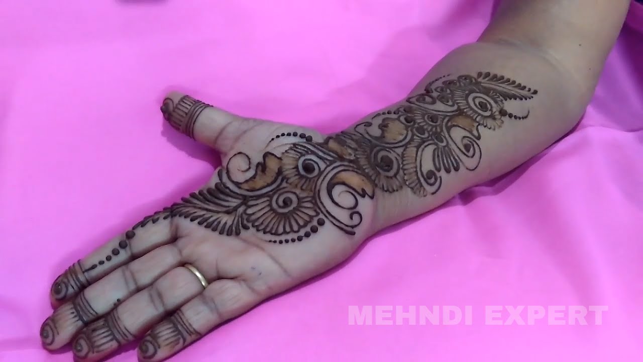 Another Modern Style Arabic Mehndi or Henna Design for all Occasions ...