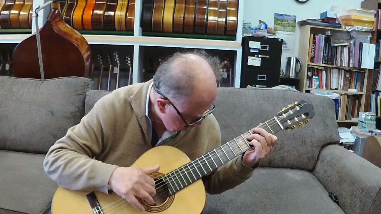 2009 Osvaldo Bragan Classical Guitar No. 187 Carcassi Sor, Tarrega, Bach