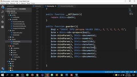 PHP Mini3 implementando vistas y CRUD postgresql part 2