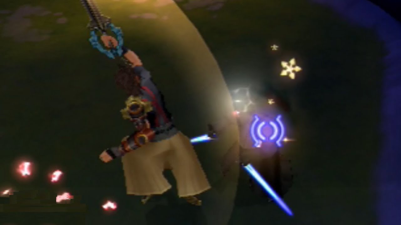 Just a Terra vs. Mysterious Figure video... (KHBBS, original NA PSP)