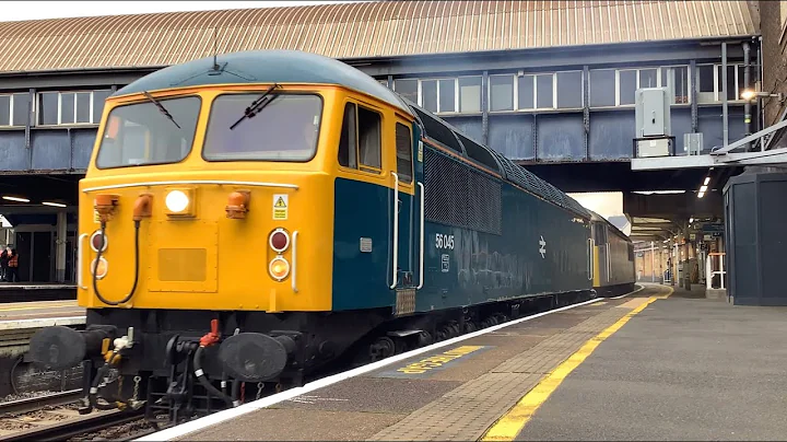 BR Blue 56045 - DCRail Freight 56103 Screaming To The High Heavens As It Departs Clapham Junction