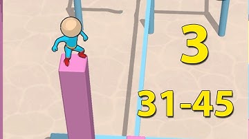 Stacky Dash Walkthrough Part 3 Level 31-45 (IOS/Android) Gameplay