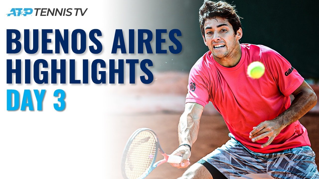 Nagal Back on Clay vs Garin; Kecmanovic, Ramos-Vinolas Feature Buenos Aires 2021 Highlights Day 3