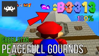 B3313 100% (All Retro Achievements) - Green Star : Peacefull Gournds